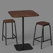 bar group ps007 950 table and ns loft chairs