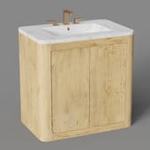 two-door cabinet under the sink in a modern style
