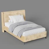 tomy 120 bed with metal legs 001