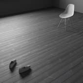 the parquet is dark black