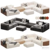 Soul modular sofa by Turri