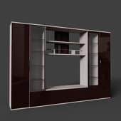 rimini living room set with brown facade with tv space (6), 217.8 cm