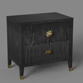 bedside table with two drawers elsa dreams loft-concept