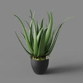 artificial plant aloe 67 cm (2)