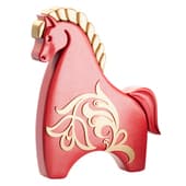 a decorative fat horse