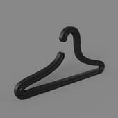 hanger-hangers bar, black