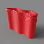 the chayka vase is red