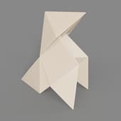 the origami tori figure