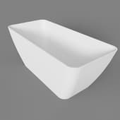 bath omnires parmawwbcp 159x70 cm black-white