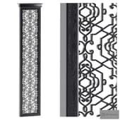 the decorative partition is narrow