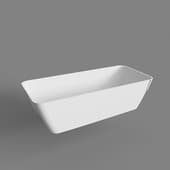 omnires ferrara156bp freestanding bathtub 157x70 cm white