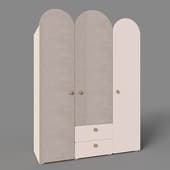 archie's swing wardrobe-3 rose plywood