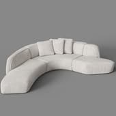 modular sofa cashew composition 6