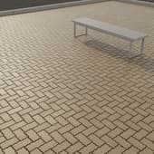 herringbone bridge tiles