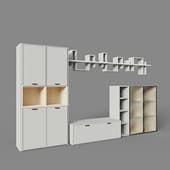set with a place under the tv rimini grey