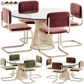 Chair The socialist family Classica and PLATNER table