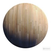Striped Wood + Light Panels O / PBR 4K / 2 Mats