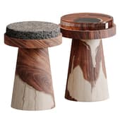 Material Container Stool Series by Jeonghwa Seo