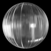 the glass is corrugated (frosted)