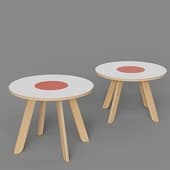 mobius sun two-color table