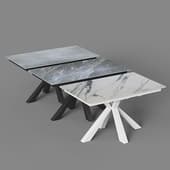 glass style dining table 853-1