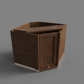 section-36 corner with wooden facade art b-04-47