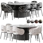 Daisy chair and MARWANI Dining Table