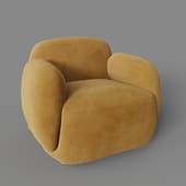 chrissy armchair, ochre