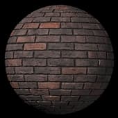 Bricks Violet Dark Mortar