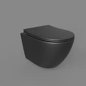 ceramicanova uno suspended toilet flushing tornado 490x360x360 matt black cn11001tmb
