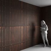 a wall of planks