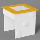 a game table with a lego playground