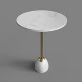 Zeke Marble Martini Side Table