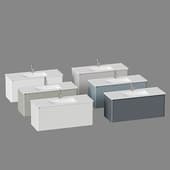 sink cabinet allen brau gravity 120 1 370019 wm white matt