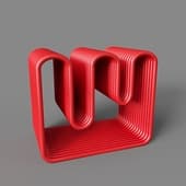 eburet micro desktop mini organizer red