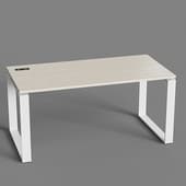 sr series straight desktop with solid wood supports 17b