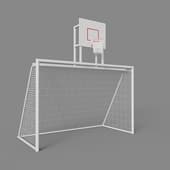 basketball shield gate (net included) romana 203 10 00
