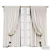 curtains with edging 061