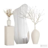 decorative set with minimalistic vases