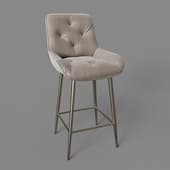 joely bar bar stool (76), brown - champagne