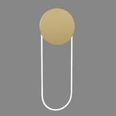B4364 Sconce Mellt Brass