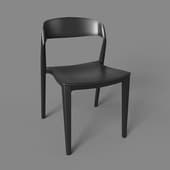 moris chair plastic black