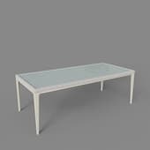 220x100 heart dining table