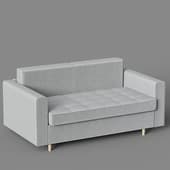 amani mini straight sofa with wide armrests