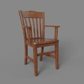 chair with armrests gesser 1