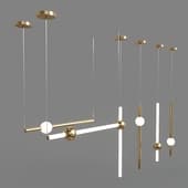 PDL2093 Chandelier Metal Luminous Ball
