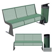 park bench and urn by benkert baenke 07