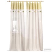 linen curtains for children's room on hinges with decor