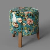 avrora wood pouf 1