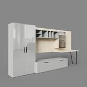 chelsea set with tv section and desk grey (2)
